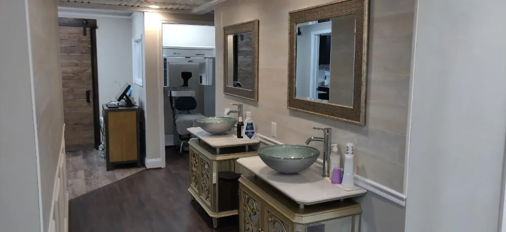 Office tour restroom